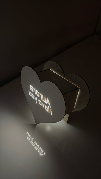 Lampada cuore - italy shopping