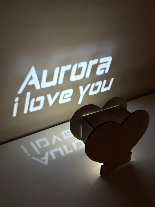Lampada cuore - italy shopping